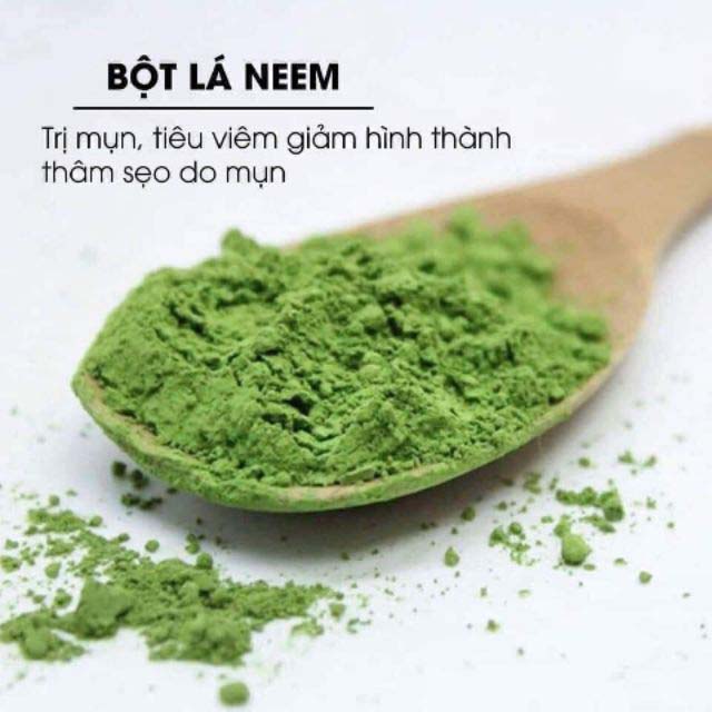 Lá nem ấn độ nguyên chất 100% dùng đắp mặt hoặc làm nước uống - Giúp da trắng hồng hết mụn - Tốt cho gan và người tiểu đường