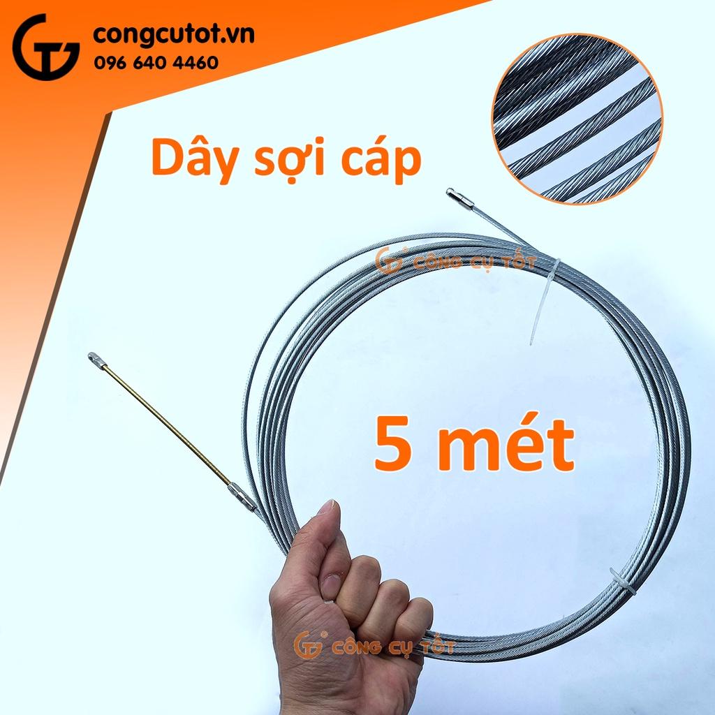 Dây mồi luồn ống sợi cáp trần 5m