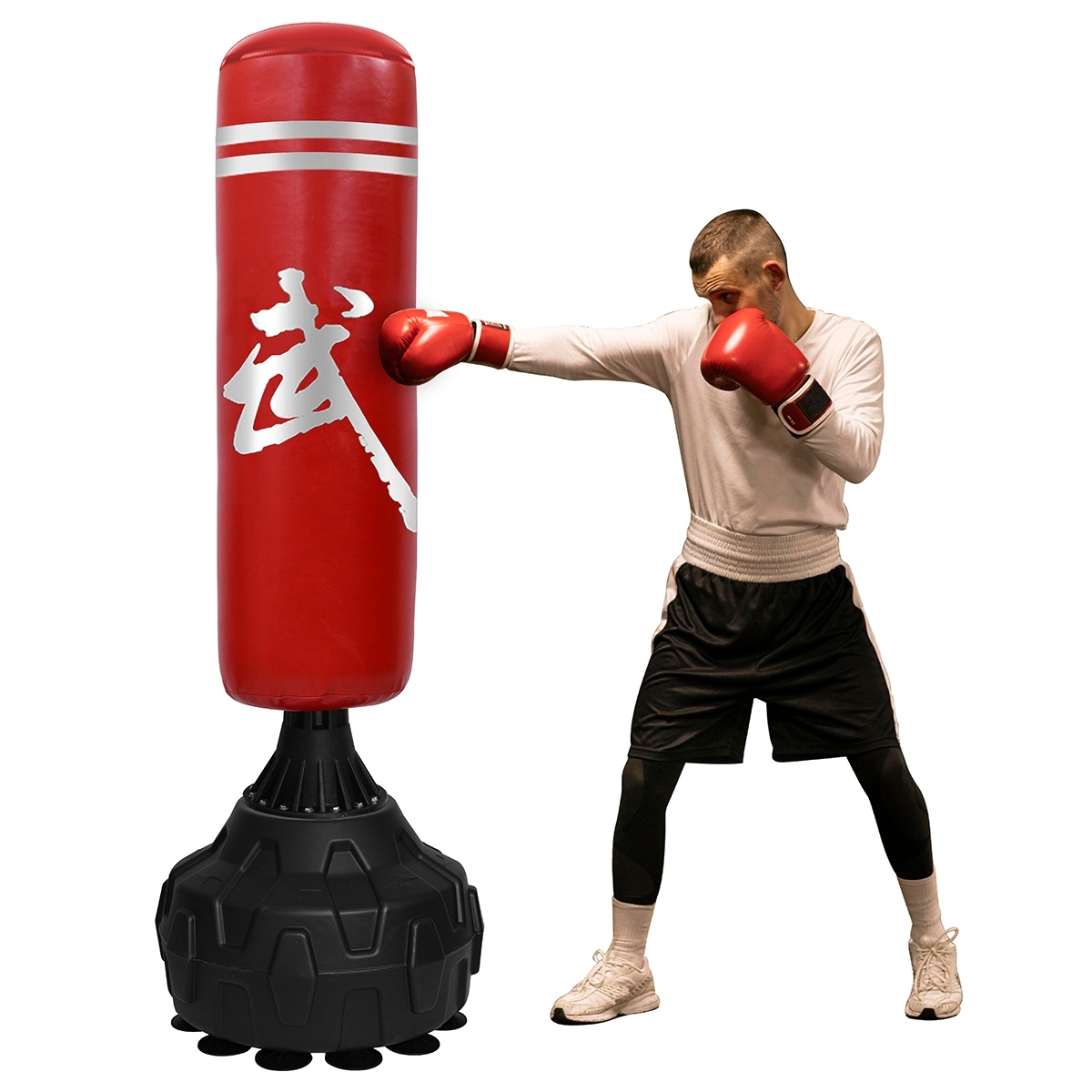175cm Bao Đấm Bốc Cao Cấp BG026 ,Bao đấm bốc boxing dành người lớn, trụ đấm boxing, đấm bốc trẻ em, đấm bốc cho bé