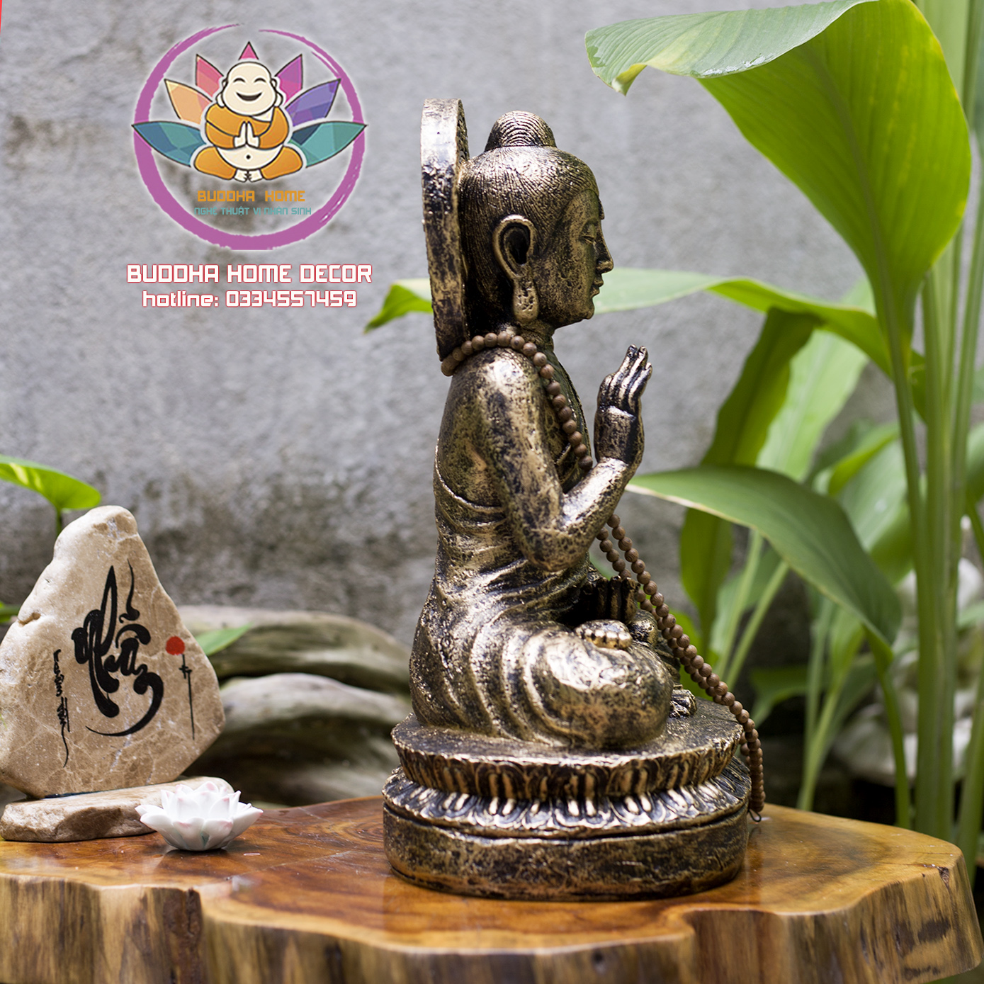 Tượng Phật trang trí nhà cửa phong thủy, bàn trà, hồ cá, thuỷ sinh, tiểu cảnh, bán cạn, terrarium