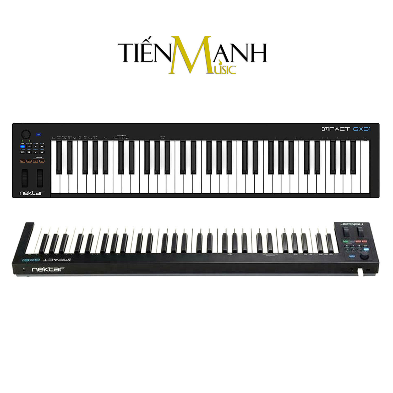 Nektar GX61 Midi Keyboard Controller 61 Phím Cảm ứng lực Bàn phím sáng tác - Sản xuất âm nhạc Producer Hàng Chính Hãng - Kèm Móng Gẩy DreamMaker