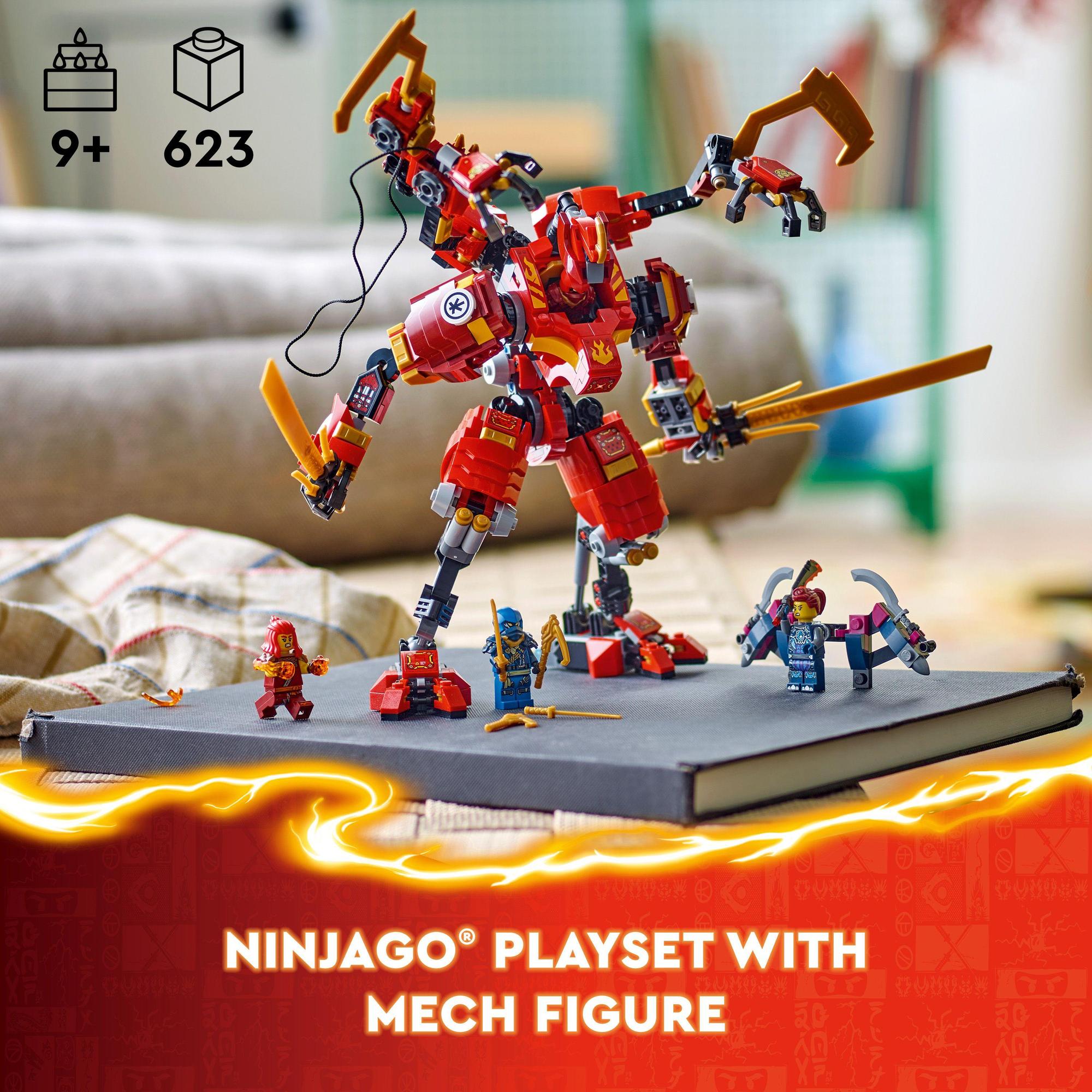 LEGO NINJAGO 71812 Đồ chơi lắp ráp Chiến giáp vượt địa hình dành cho Kai (623 Chi Tiết)