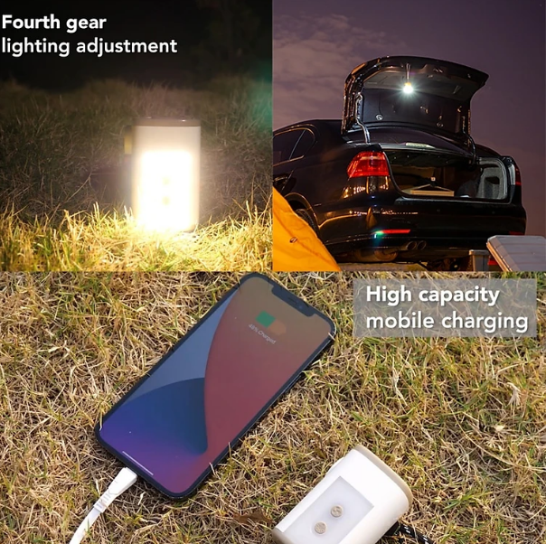 It shop - Bơm hơi sạc điện đa năng 3600mAh CampingLife Air Pump có đèn led