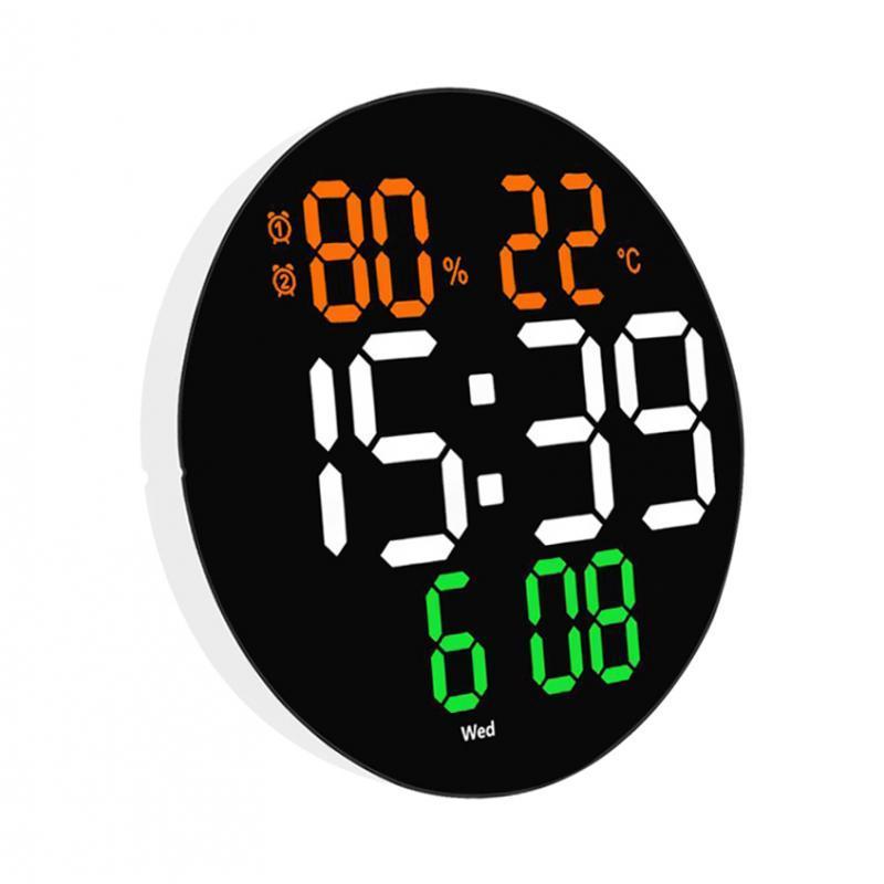 Digital Wall Clock  Clock with Temperature & Humidity for Dining Room