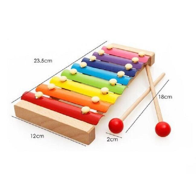 Combo 10 đàn gỗ Piano Xylophone 8 thanh quãng