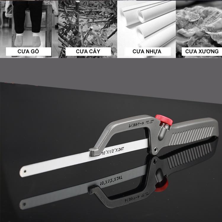 Cưa cầm tay đa năng cưa sắt, cưa gỗ, cưa ống nhựa, cưa xương có tay cầm chống trượt-K1773