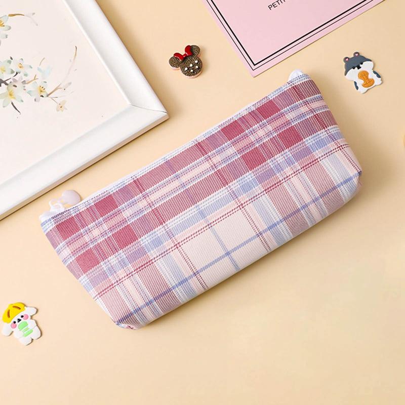 Túi Đựng Bút Bằng Vải Canvas Thiết Kế Đơn Giản Phong Cách Nhật Bản Dành Cho Học Sinh