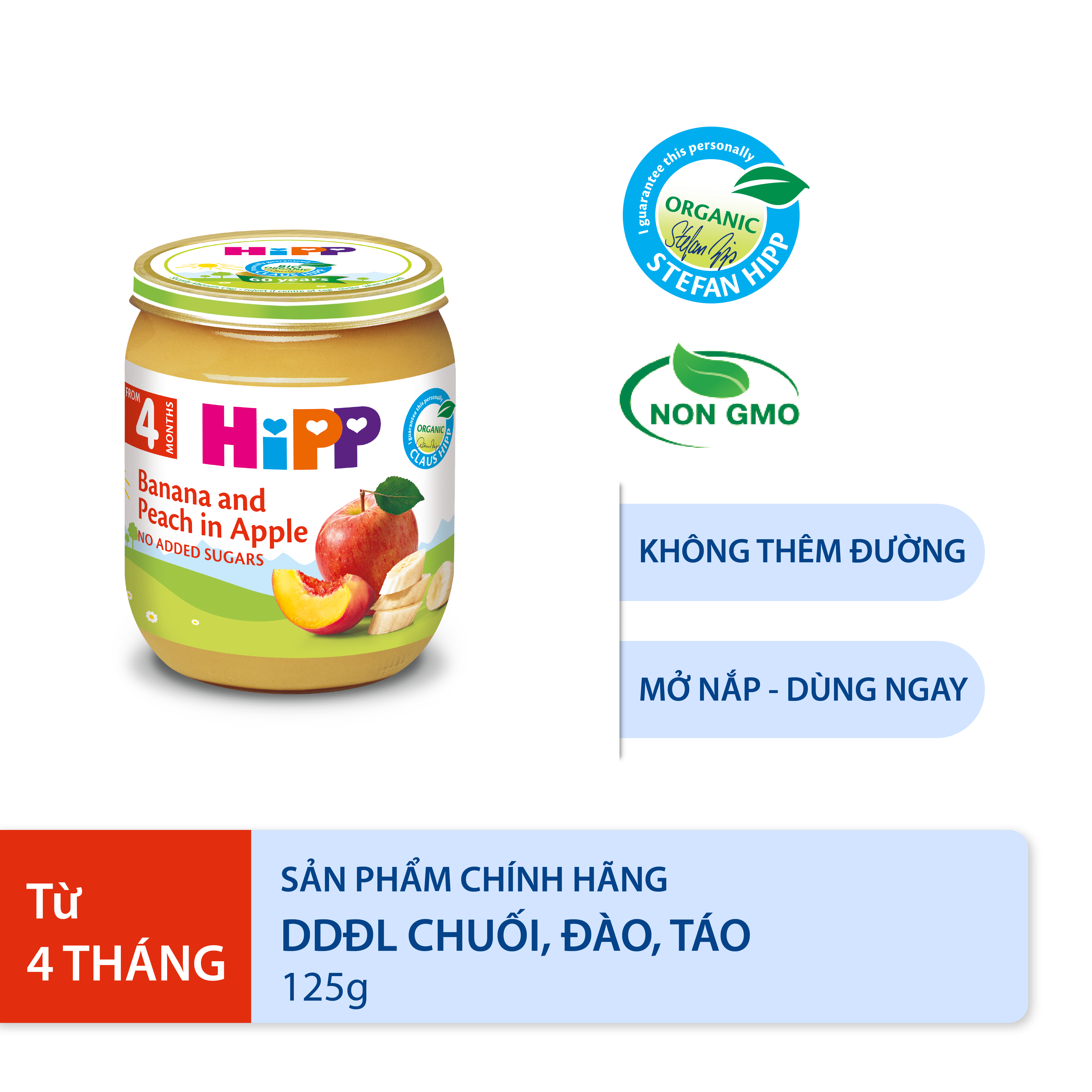 Combo ăn dặm HiPP Organic số 10: Giúp bé tăng cân dễ dàng