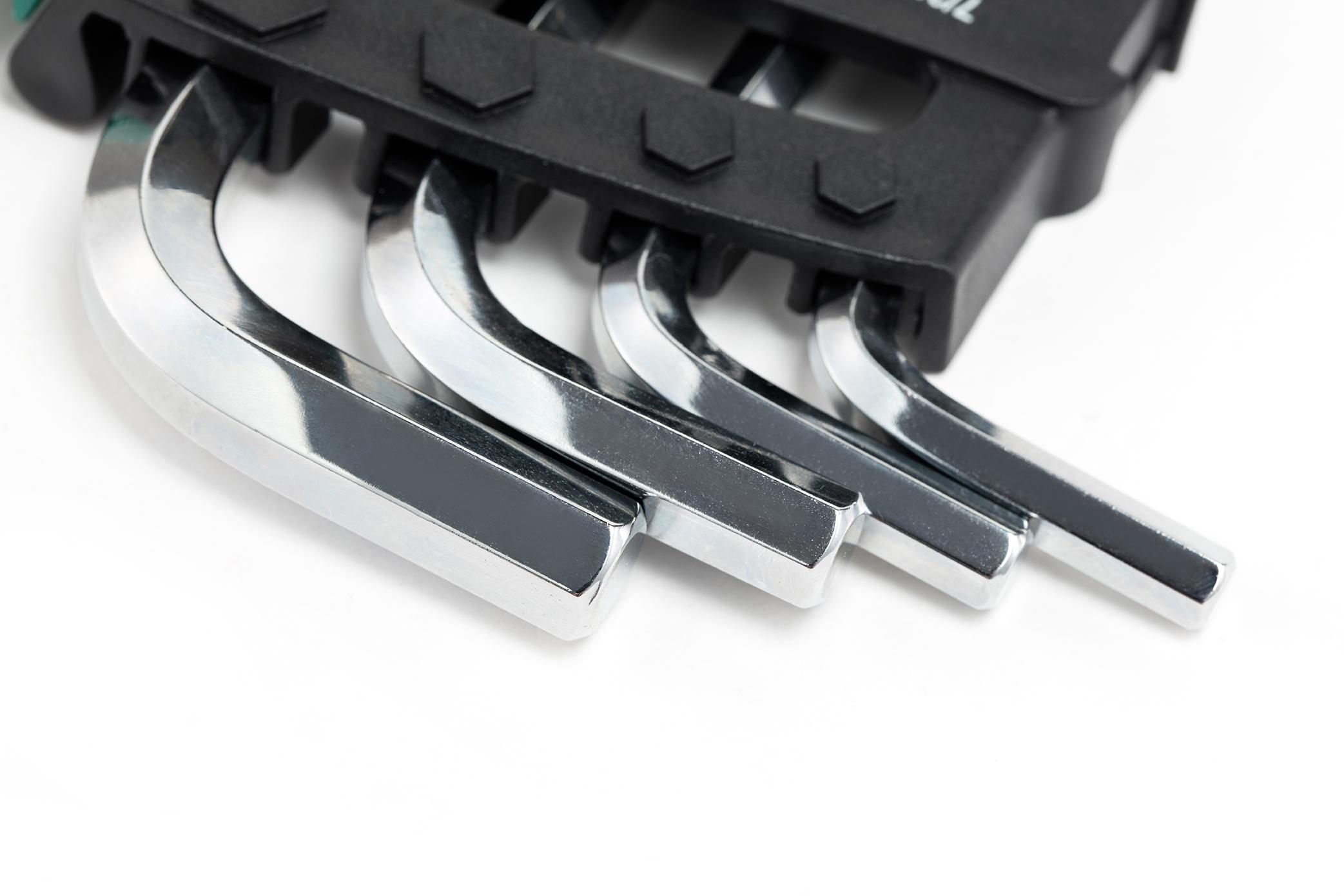 Bộ lục giác đầu bi 12 cái tay dài SATA 09102 hệ inch