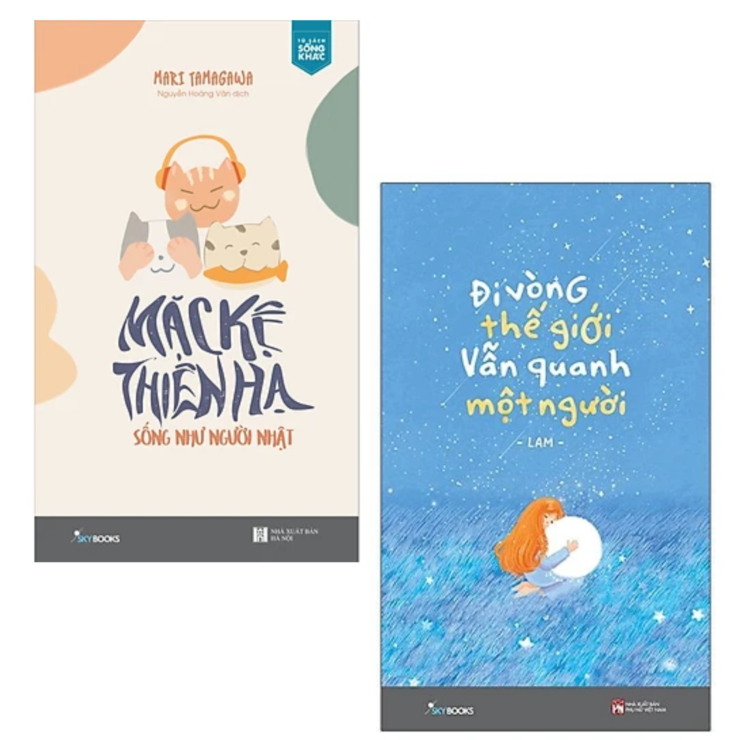 Combo 2Q: Đi Vòng Thế Giới Vẫn Quanh Một Người + Mặc Kệ Thiên Hạ - Sống Như Người Nhật + Tặng Kèm Bookmark Thiết Kế