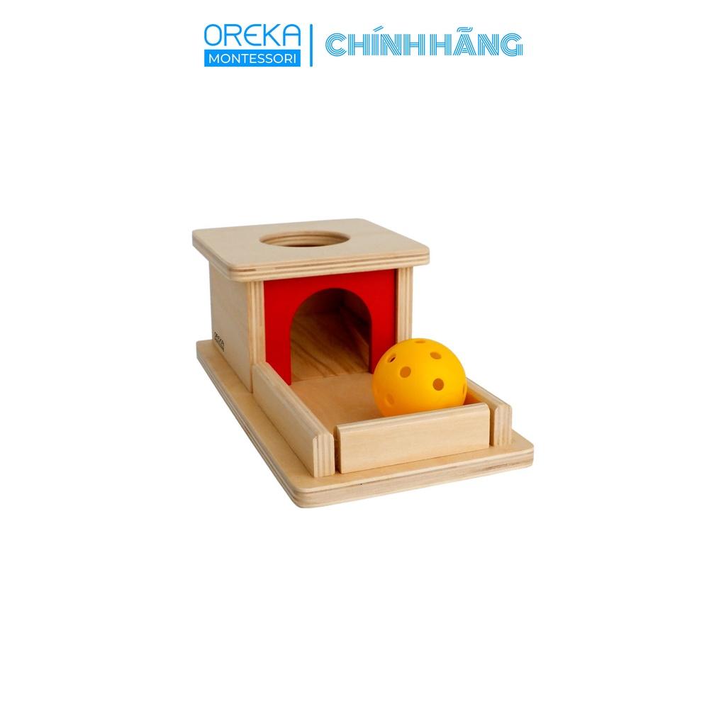 Đồ chơi trẻ em Oreka Montessori Hộp thả Đồ vật Dạng khay - 0110100