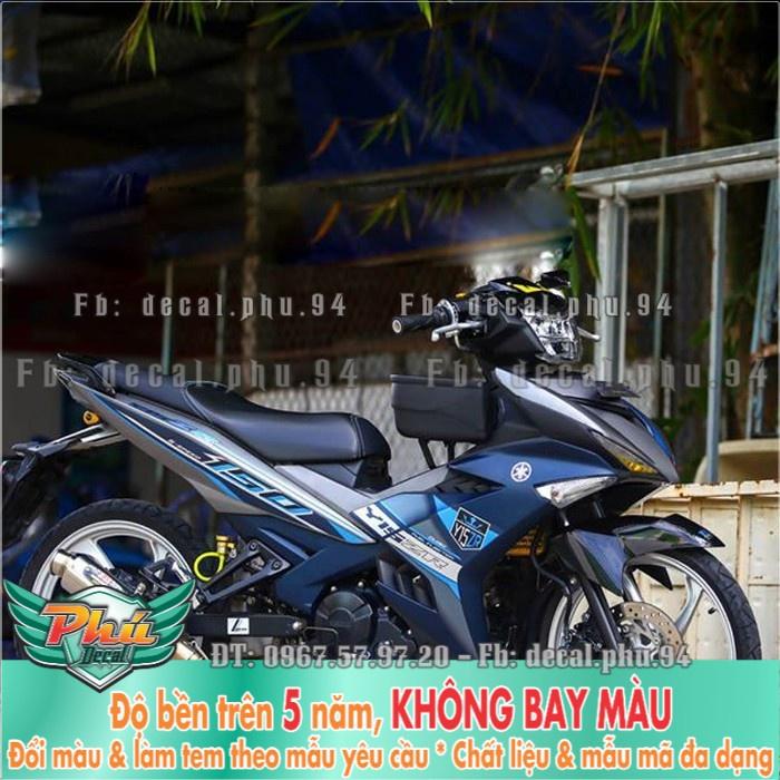 Tem rời EX 150 Y15 ZR xám xanh