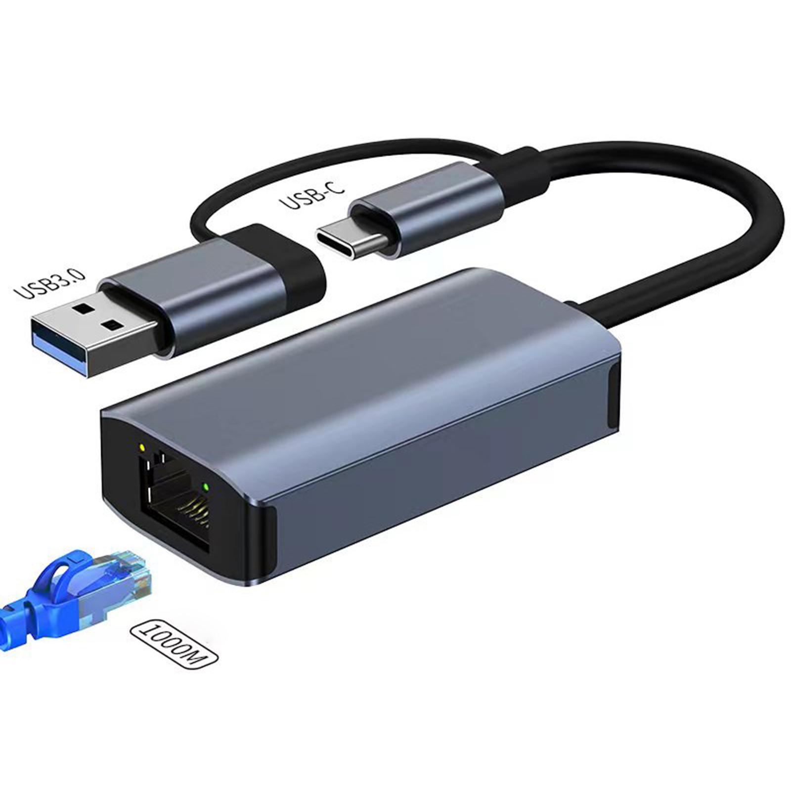 USB Adapter Replacement USB Network Adapter Portable for Laptop PC