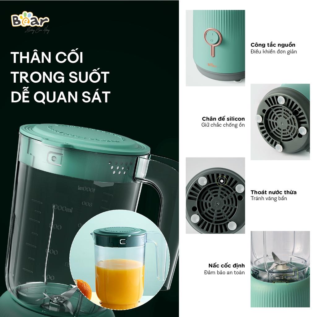 Máy Xay ăn Dặm Đa năng 3 Cối BEAR Xay Thịt, Xay Đồ Khô, Xay Đồ Ăn Dặm Công Suất Lớn BL-B10V2 - Hàng chính hãng Bảo hành 18 Tháng