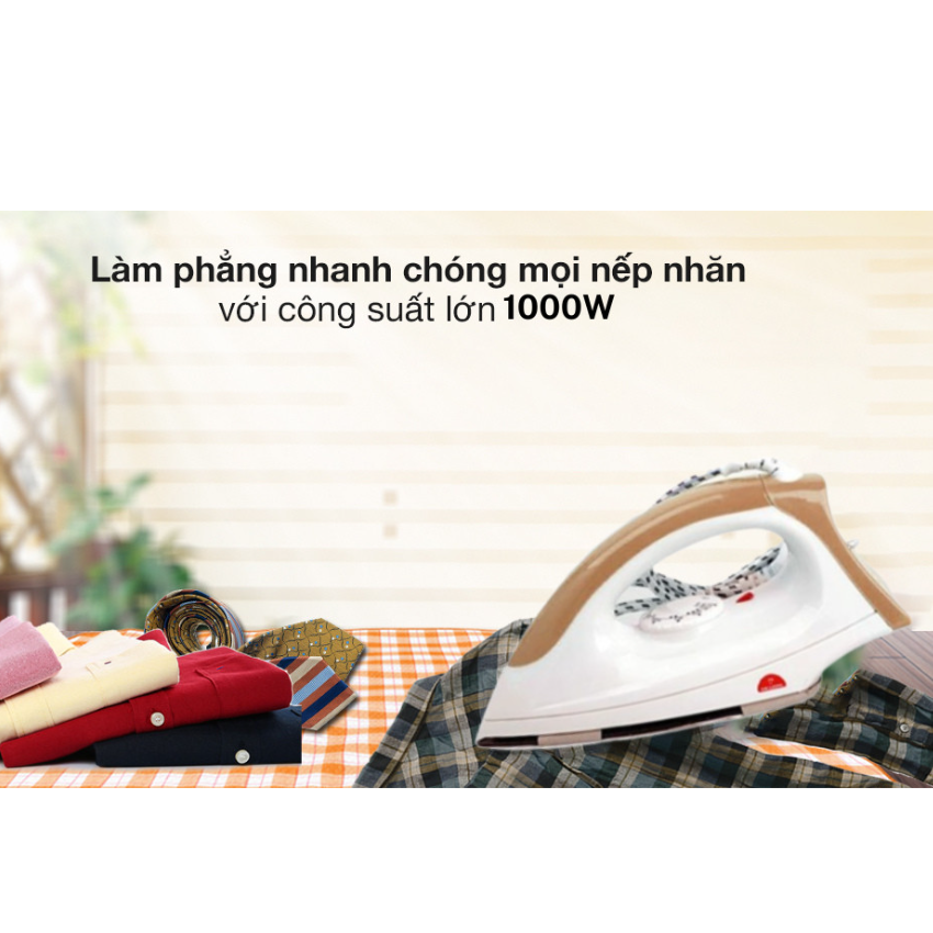 Bàn ủi khô KimCương T-602-bàn ủi chống dính-bảo hành 12 tháng toàn quốc