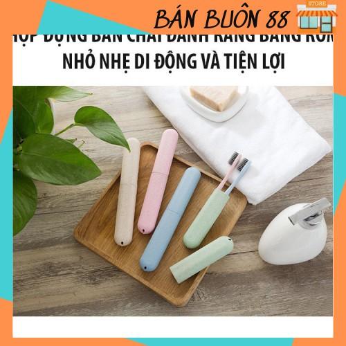 Hộp đựng bàn chải đánh răng du lịch bằng lứa mạch tiện dụng 88132 shop Giang Phạm