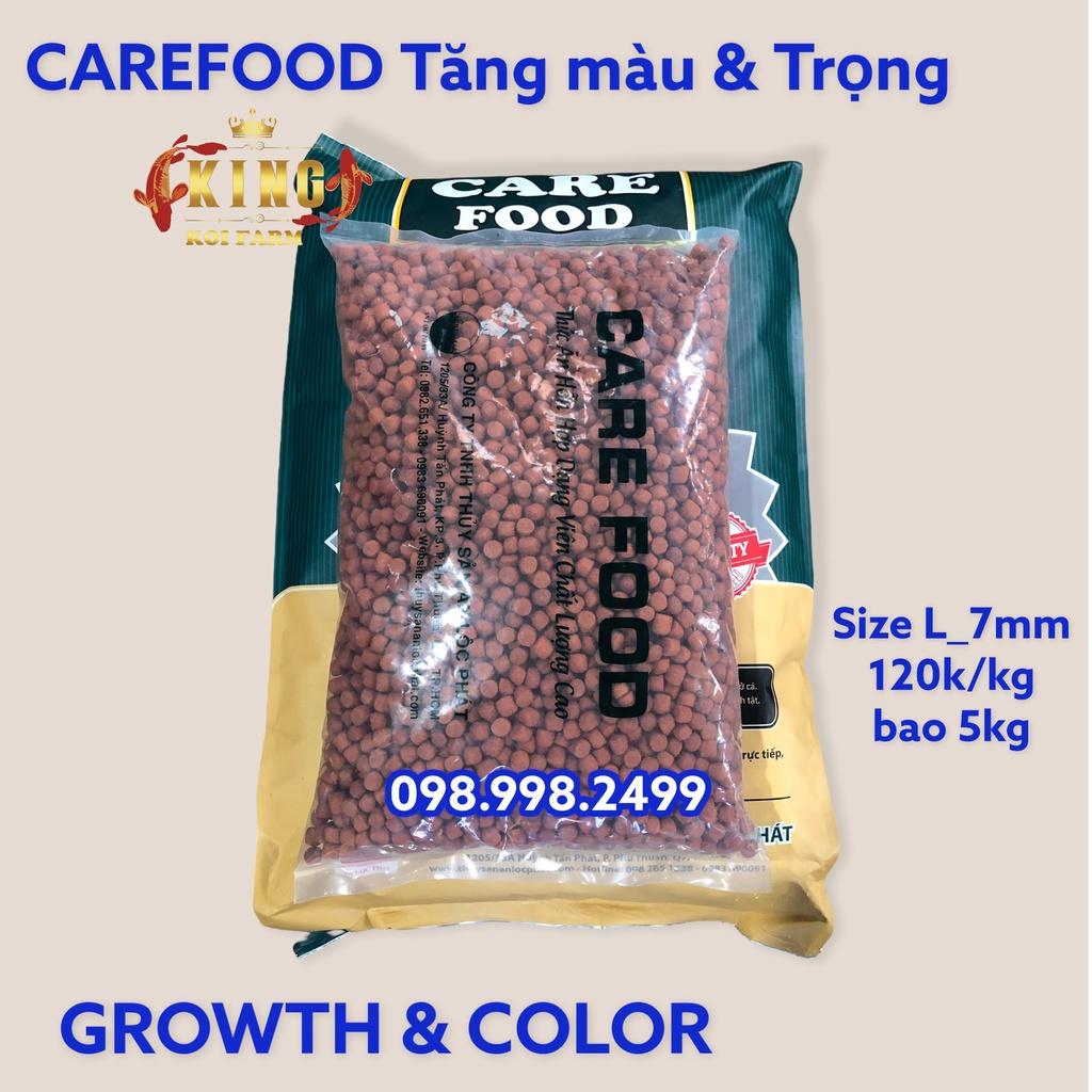 Thức ăn cá koi CAREFOOD GROWTH & COLOR hỗn hợp dạng viên Tăng Màu & Tăng Trọng  Thức ăn chuyên dụng dành cho cá