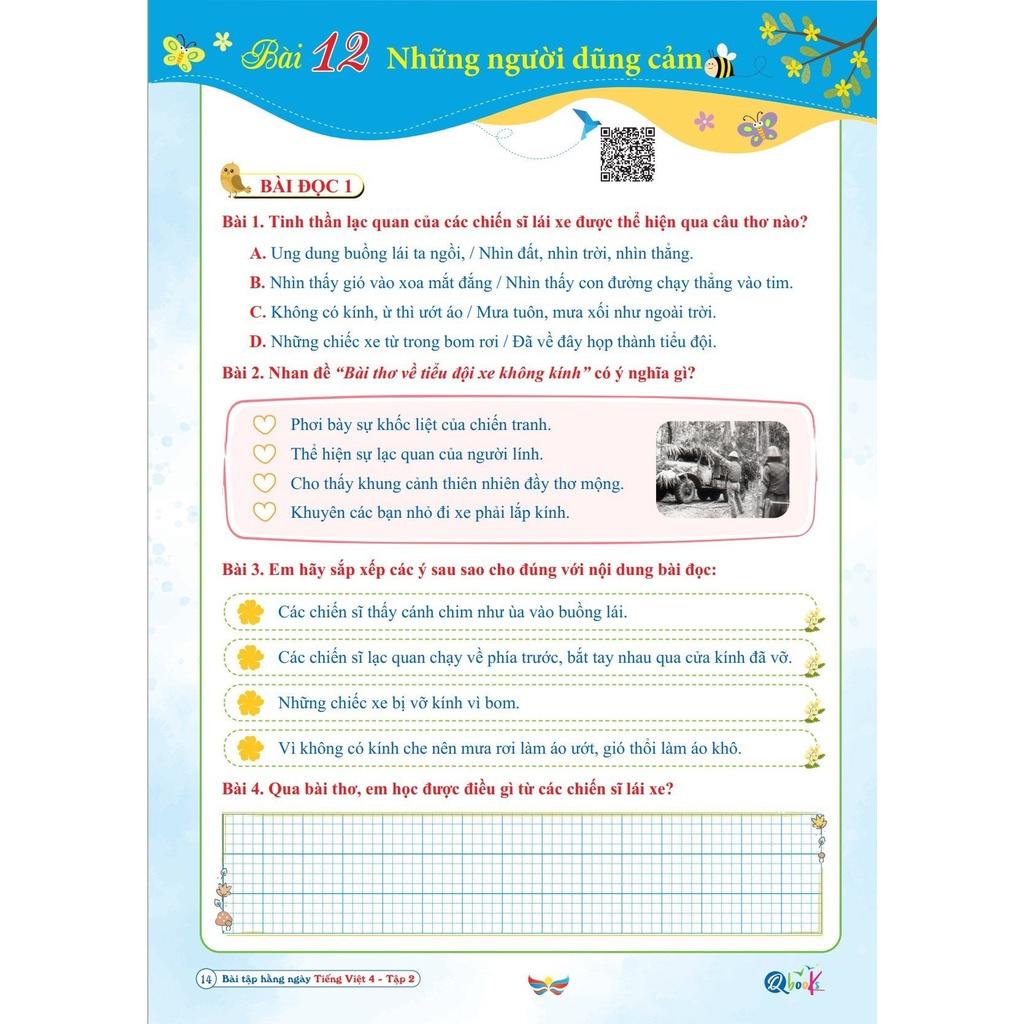 Bài Tập Hằng Ngày Tiếng Việt Lớp 4 - Tập 2 - Cánh Diều - Bản Quyền