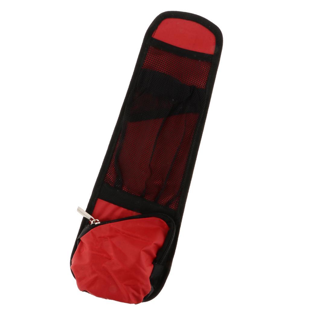 SUV Seat Side Storage Organizer Interior Multi-Use Bag Pocket Red