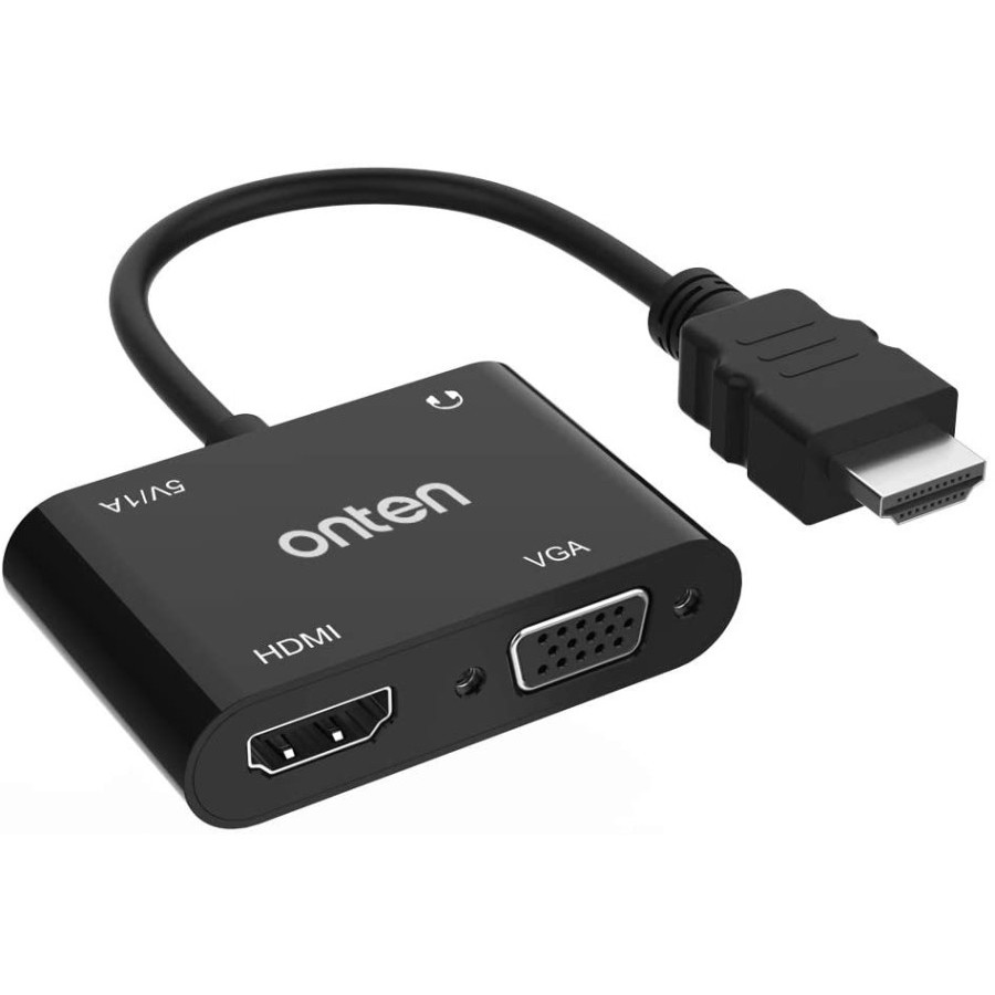 Cáp Chuyển HDMI sang VGA + HDMI Onten 5165HV - Hàng Chính Hãng