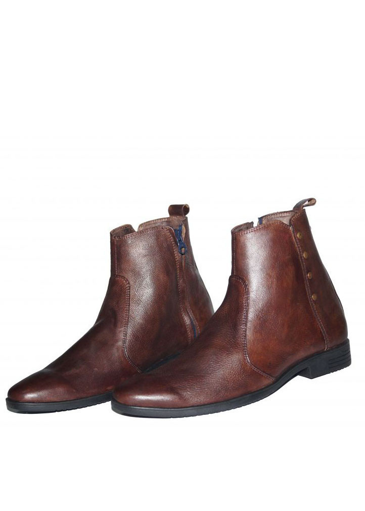 Giày Boots Nam Da Bò Thật B142