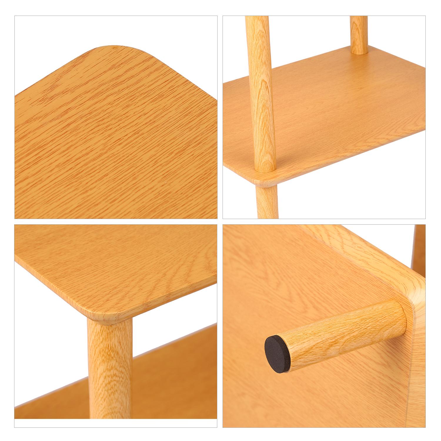 Kệ gỗ tab đầu giường trang trí nhà cửa 2 ngăn