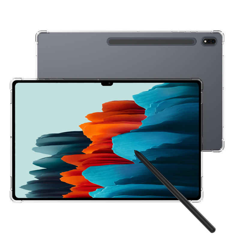 Ốp lưng dẻo chống sốc trong dành cho Samsung Galaxy Tab S8 Ultra / Tab S8 Plus / Tab S8 / Tab S7 Plus / Tab S7 FE / Tab S7