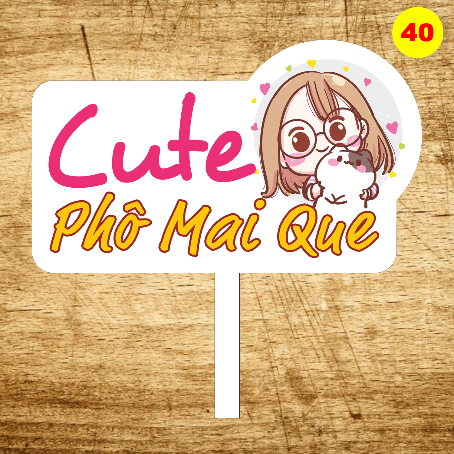Bảng hashtag sinh nhật MS 40