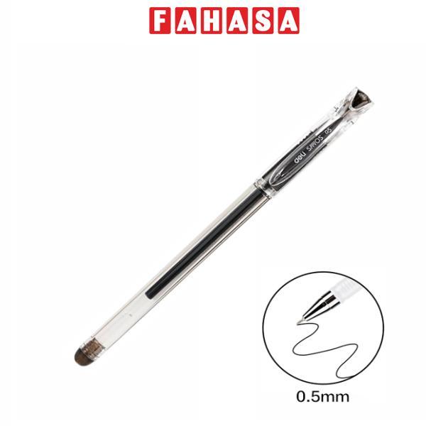 Bút Gel 0.5 mm - Deli EG85-BK - Mực Đen