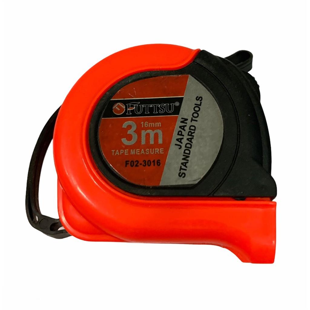 Thước kéo Futtsu đỏ 2 mặt Japan 3m-16mm