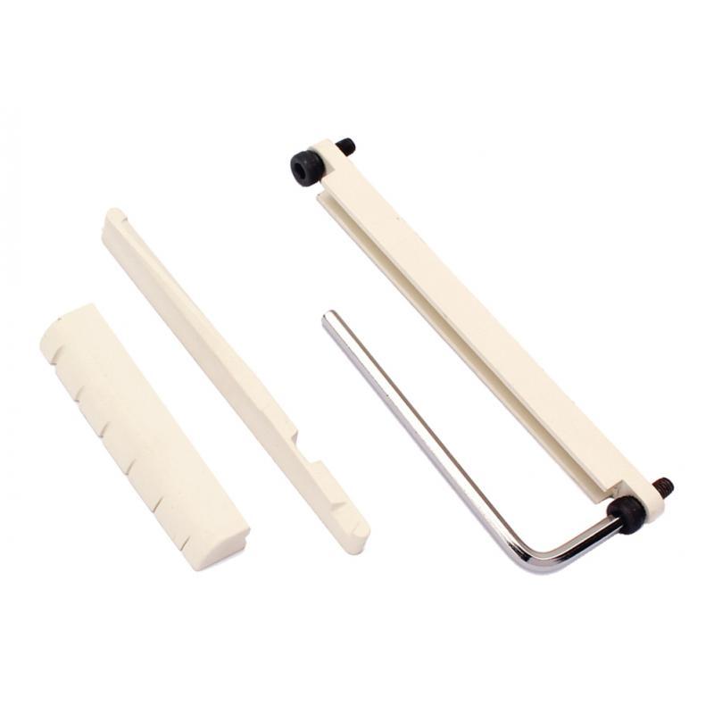 Đàn Guitar Cầu Thay Thế Xương Hạt W/Giàn cho Đàn Acoustic Dân Gian Đàn Guitar Màu Be