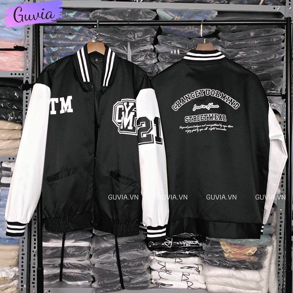 Áo Khoác Bomber Dù In TM CYM Cao Cấp Form Rộng Nam Nữ Ulzzang Unisex Thời Trang