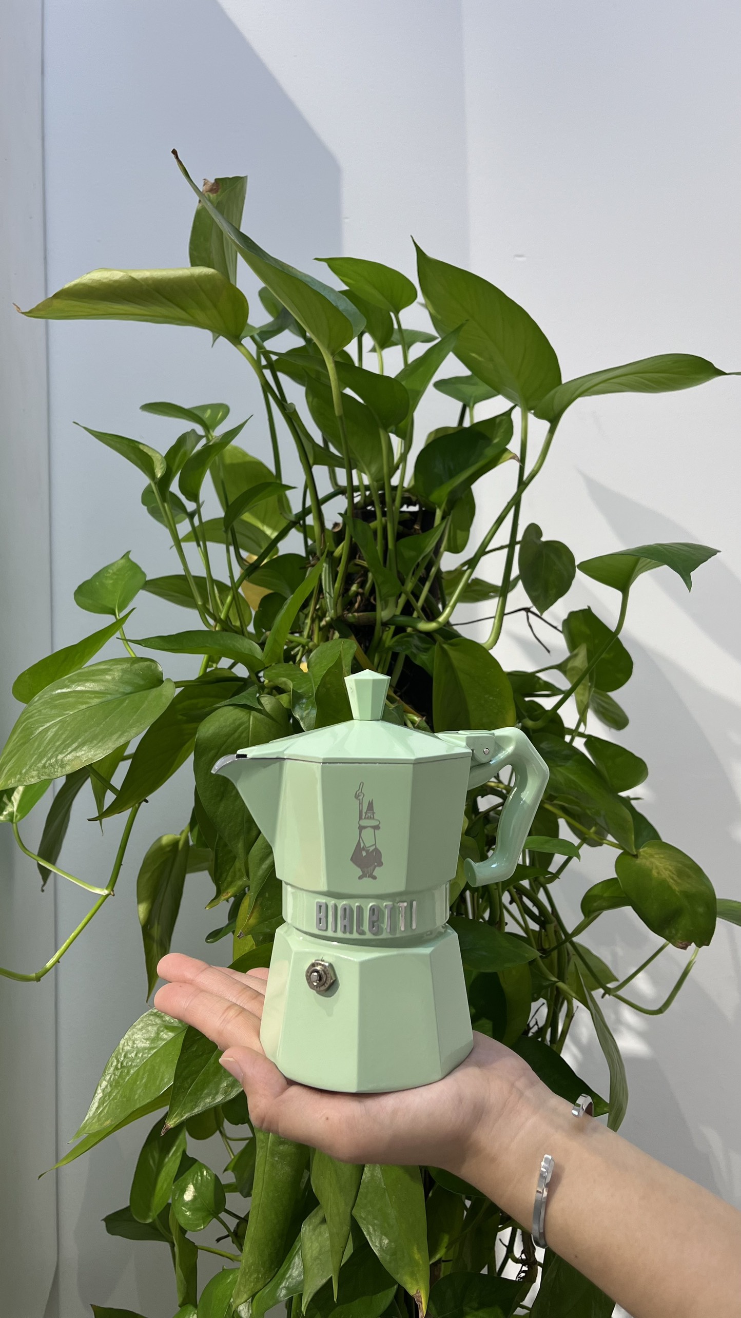 ẤM PHA CÀ PHÊ BIALETTI MOKA EXCLUSIVE GREEN