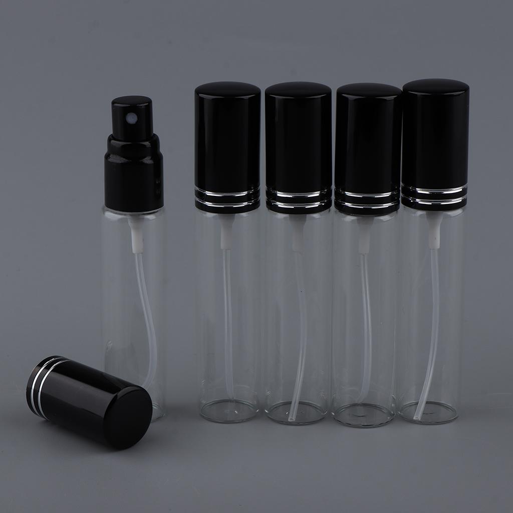 15 Pieces 10ml Empty Refillable Glass Perfume Spray Bottles Travel Vials