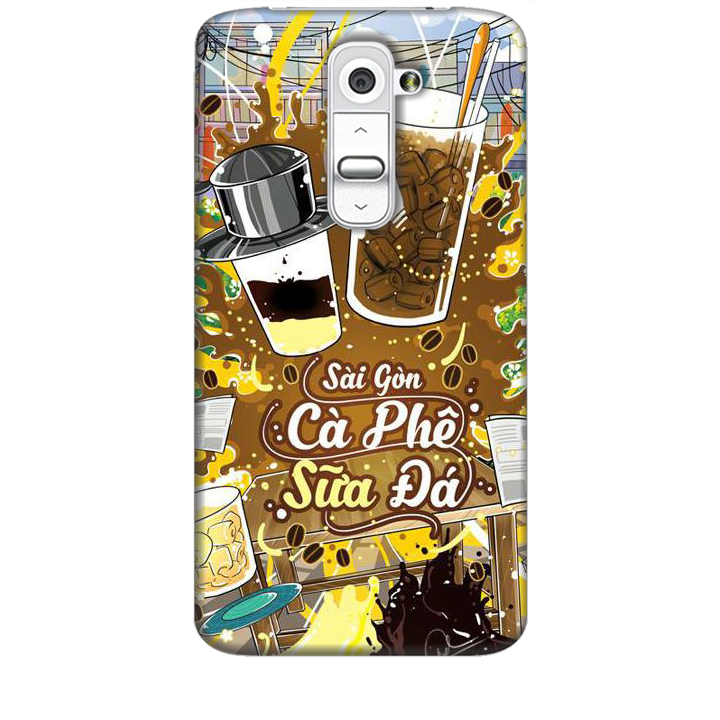 Hình ảnh Ốp lưng dành cho điện thoại LG G2 Hình Sài Gòn Cafe Sữa Đá - Hàng chính hãng