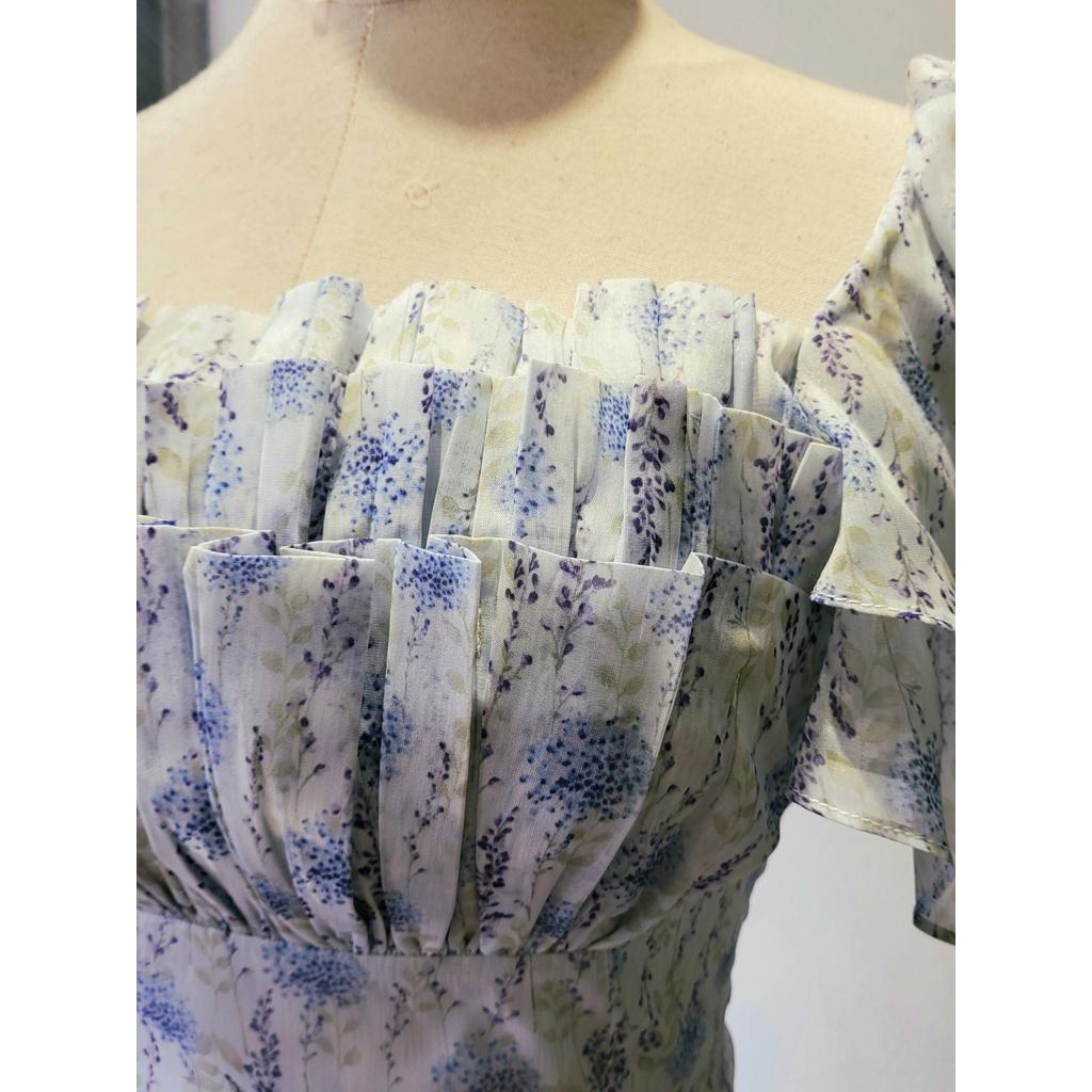 TIELA Đầm váy hoa xếp ngực ba tầng - Nomi Dress