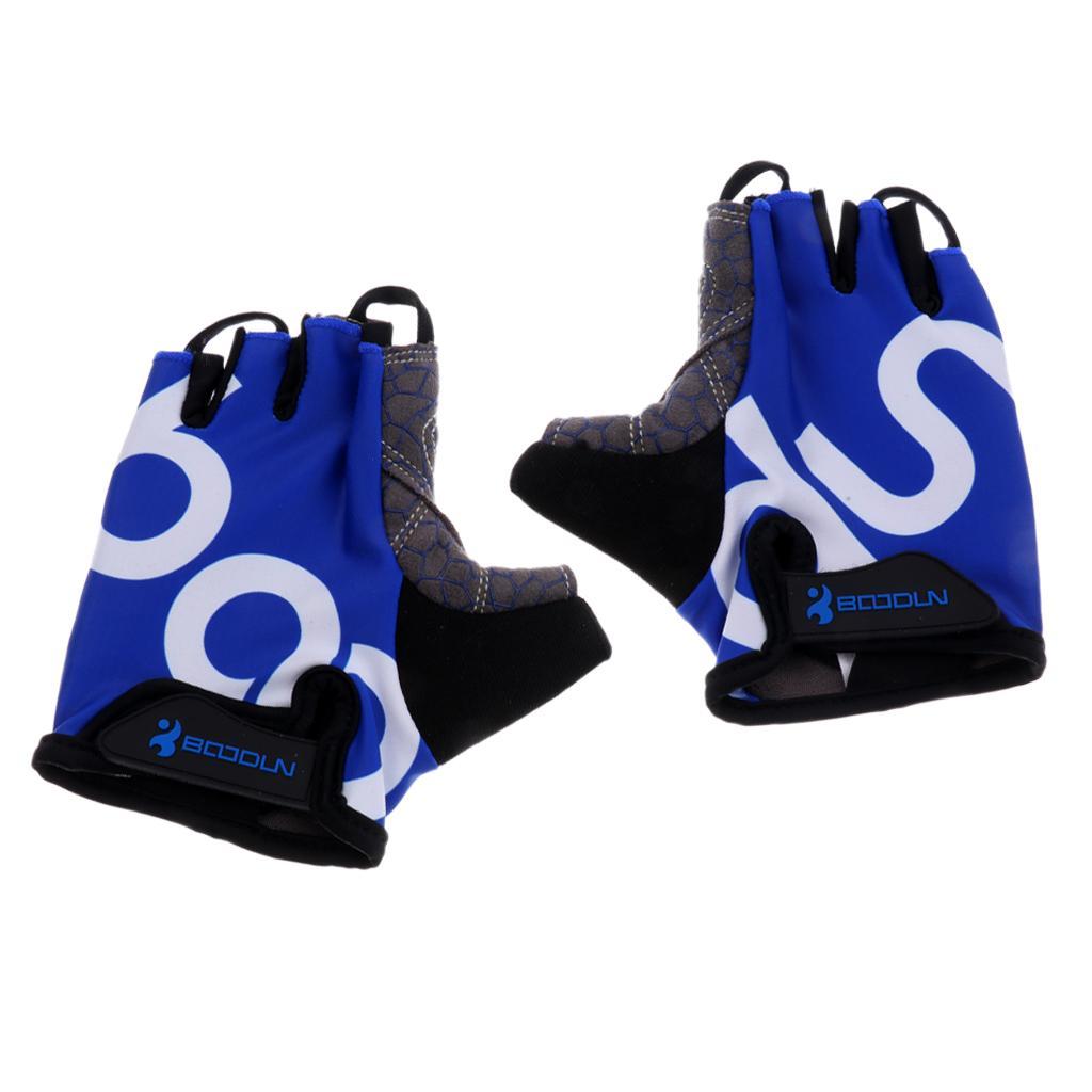 Cycling Gloves Half Finger Bike Bicycle Gloves Gel Mountain Road Bike Riding Gloves for Men and Women