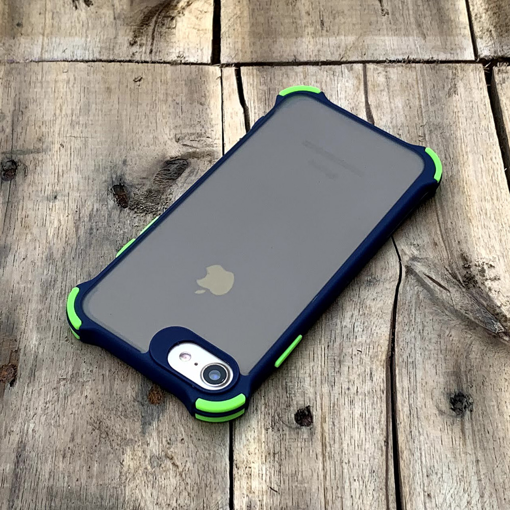 Ốp lưng chống sốc toàn phần màu xanh dương dành cho iPhone 7 / 8