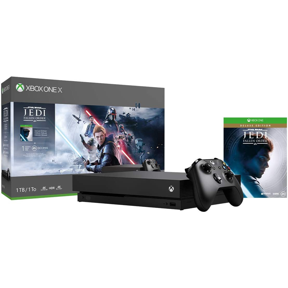 Máy Chơi Game Xbox One X 1TB - Star Wars Jedi: Fallen Order Bundle - Hàng Nhập Khẩu