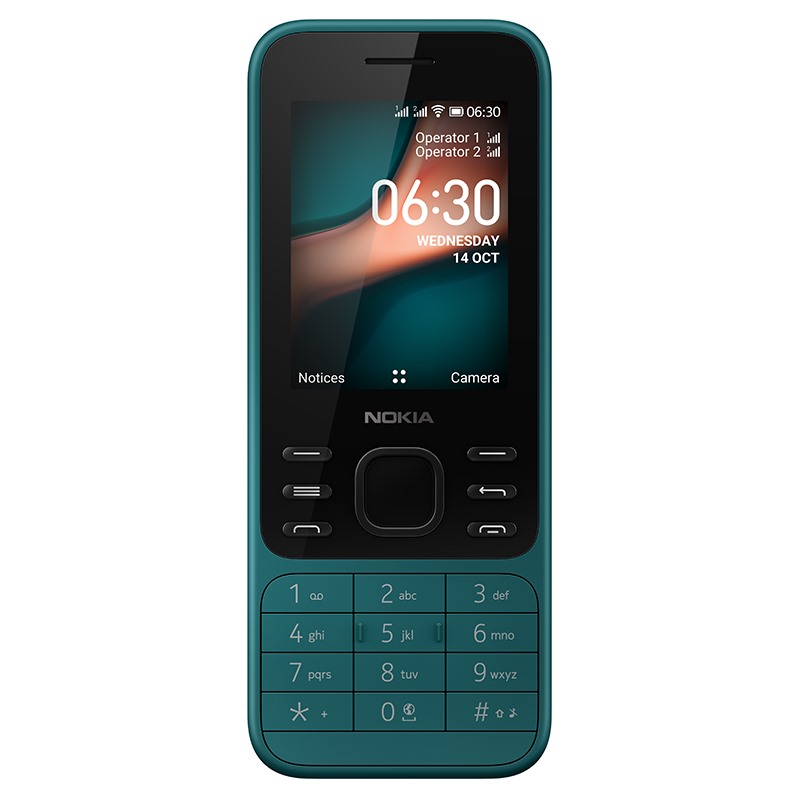 Điện thoại Nokia 6300 4G -Hàng chính hãng- Cyan