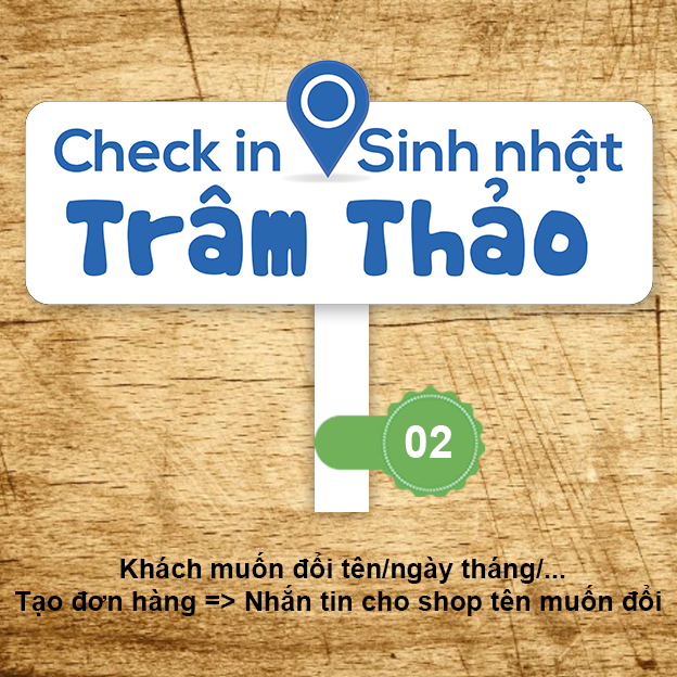 Bảng hashtag sinh nhật MS 02