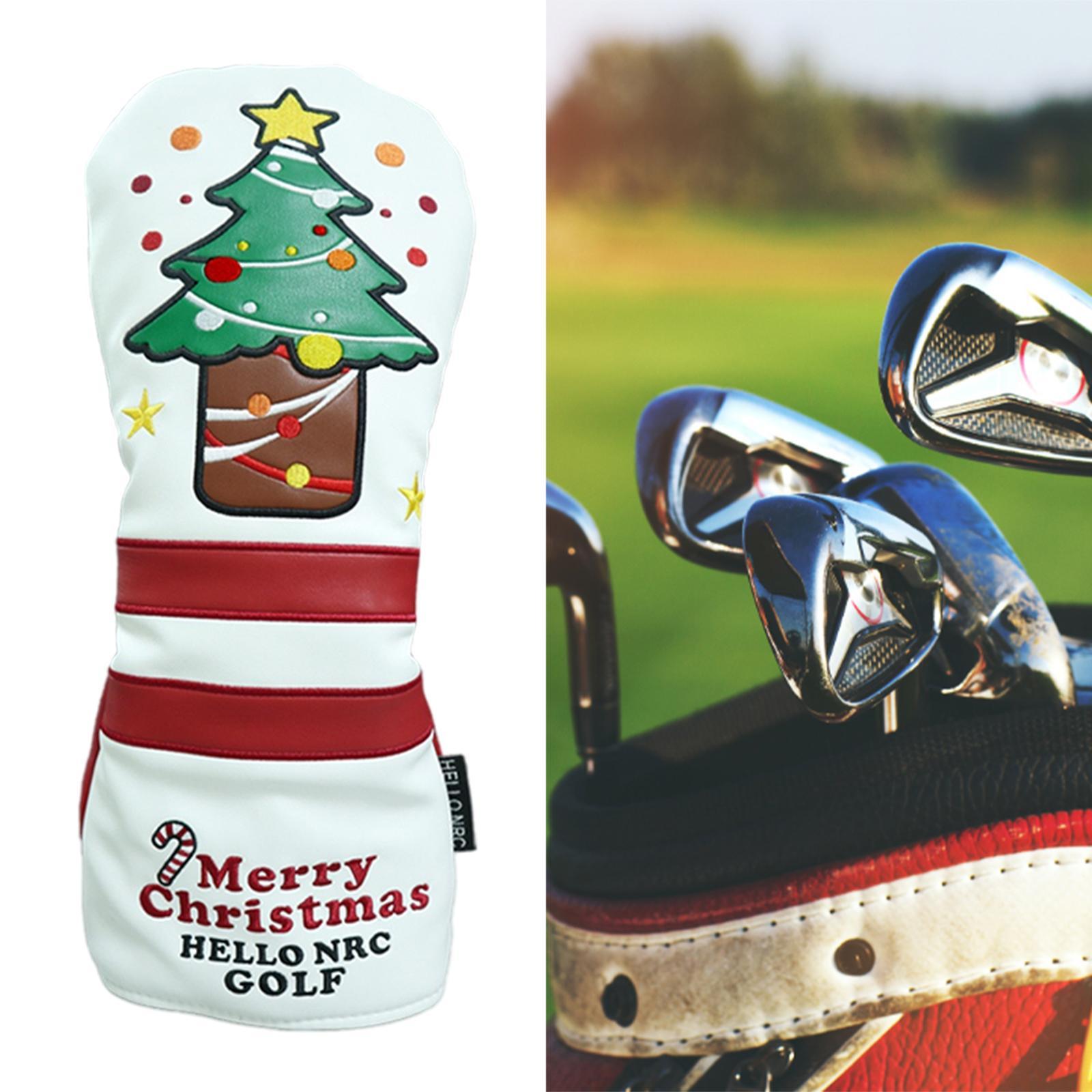 Golf Club Fairway Wood Headcover PU Leather Head Covers Protector