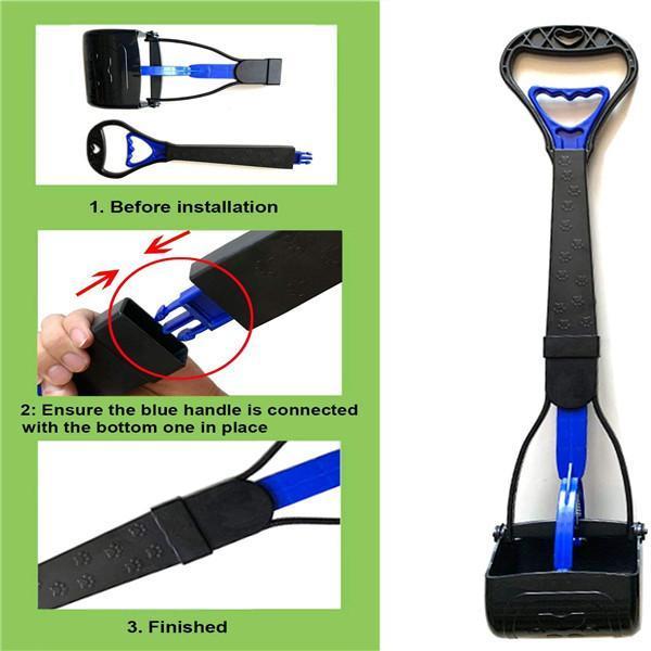 Dụng cụ gắp chất thải vệ sinh cho thú cưng - GENYO dog poop picker 004 ( màu giao ngẫu nhiên )