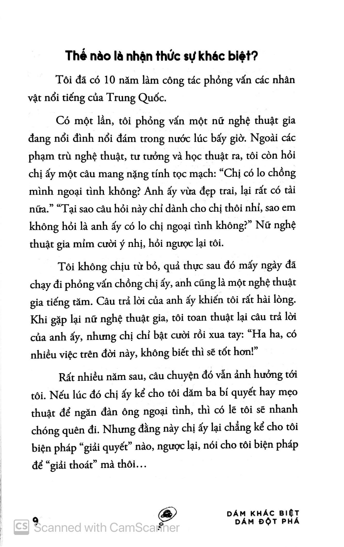 Dám Khác Biệt, Dám Đột Phá