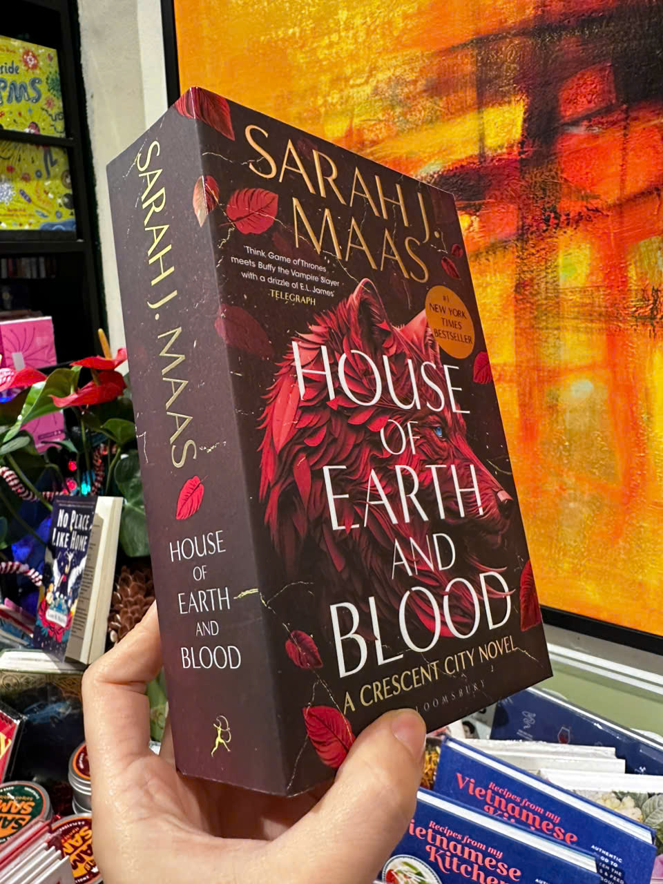 Sách - House of Earth and Blood by Sarah J. Maas - Sách tiếng anh/Fiction/#1 Sunday Times bestselling author SarahJ.Maas