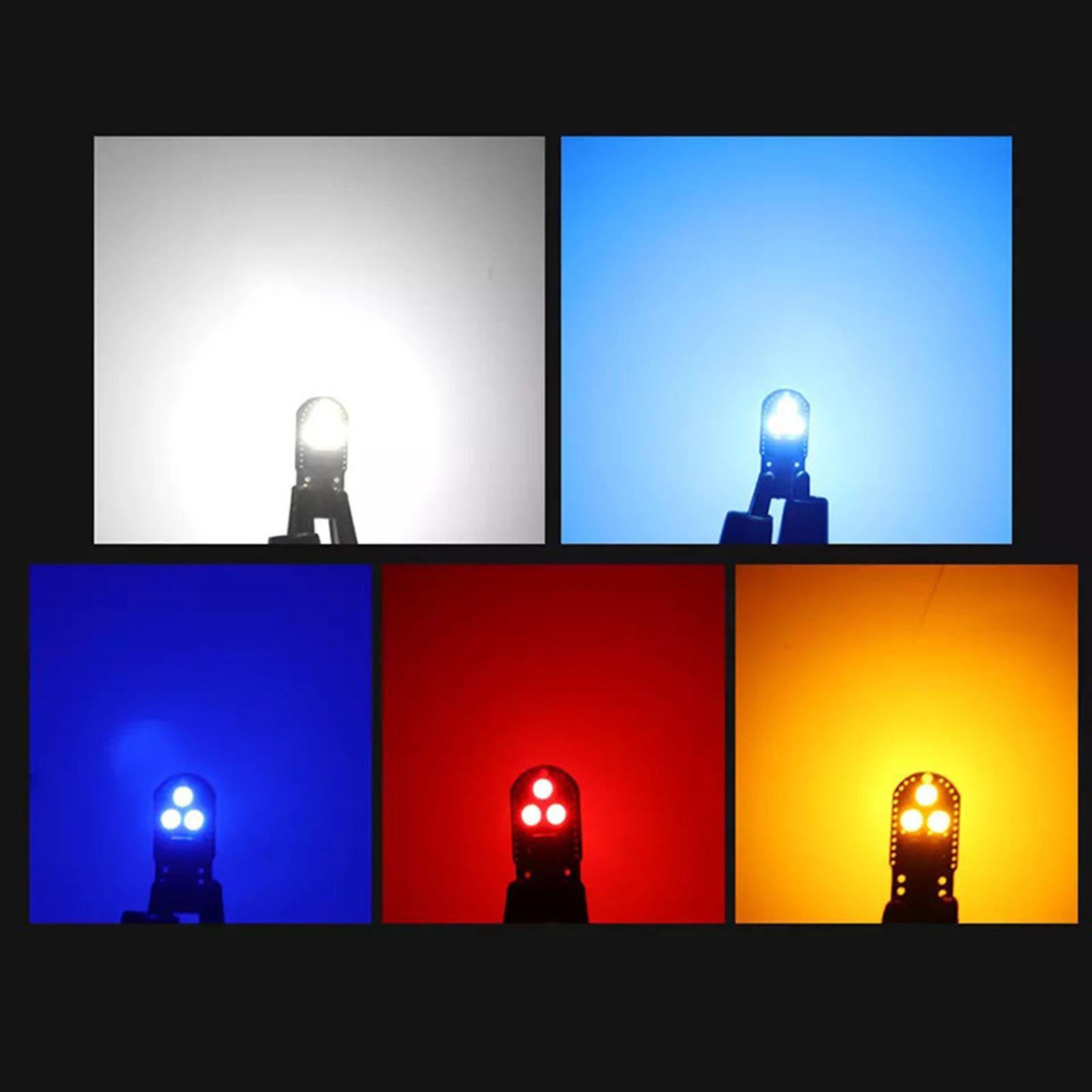 2Pcs W5W T10 194 168 LED Bulbs License Plate Lights Map Light Dome Lights