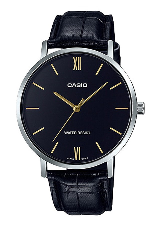 Đồng hồ nam dây da Casio Standard chính hãng MTP-VT01L-1BUDF (40mm)