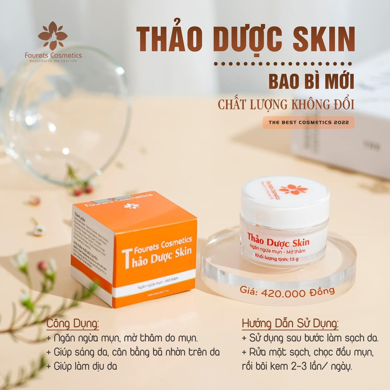 CAO MỤN FOURETS COMETICS-THẢO DƯỢC SKIN