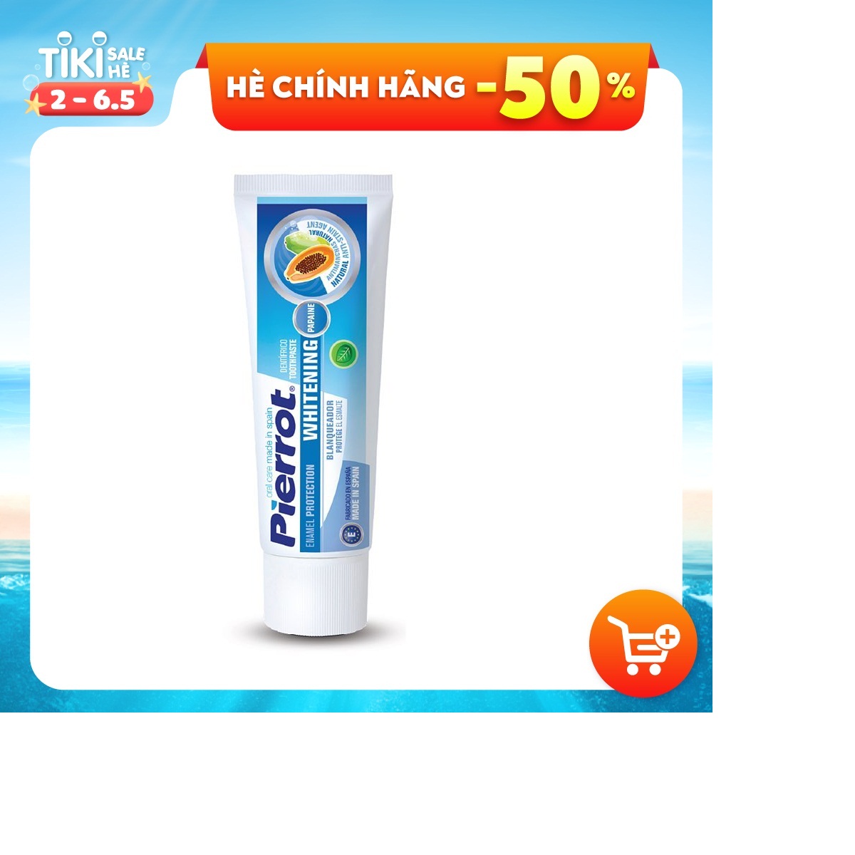 Kem đánh răng làm trắng răng PIERROT 75ml