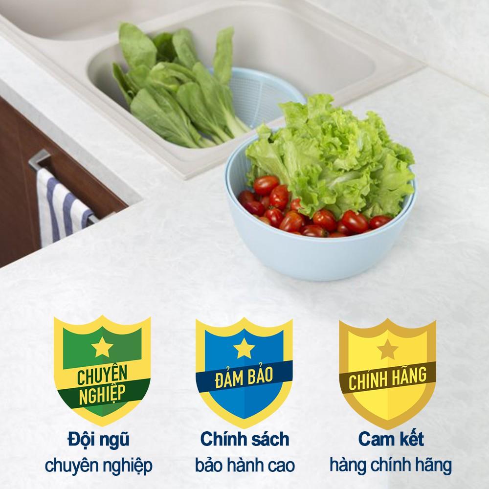 Bộ thau rổ -rổ yoko 23cm nhựa dẻo inochi Nhật Bản loại cao cấp chắc chắn sang trọng phủ Ag+ kháng khuẩn TRD01
